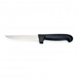 boning knife HACCP straight blade smooth cut | black | blade length 15 cm product photo