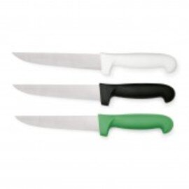 butcher's knife HACCP straight blade smooth cut | green | blade length 16 cm product photo