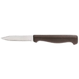 kitchen knife SORA smooth cut | black hanging loop | blade length 7.5 cm product photo