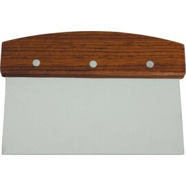 dough cutter stainless steel wood  L 113 mm product photo