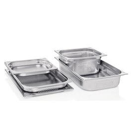 gastronorm container GN 2/3  x 40 mm GN 72 perforated stainless steel product photo