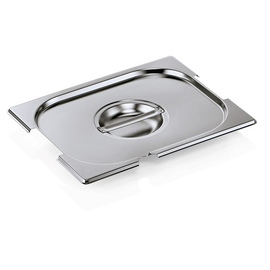 GN lid GN 73 GN 1/2 stainless steel | cutouts for drop handles and spoon product photo