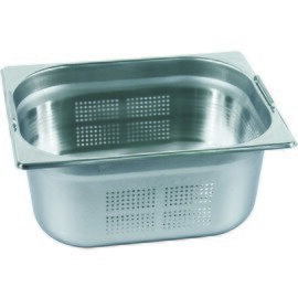 GN container GN 1/1  x 65 mm GN 74 perforated stainless steel | drop handles product photo