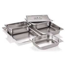 gastronorm container GN 2/3  x 20 mm GN 75 stainless steel 0.55 mm product photo