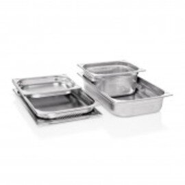 GN container GN 1/2  x 65 mm perforated stainless steel 0.7 mm product photo