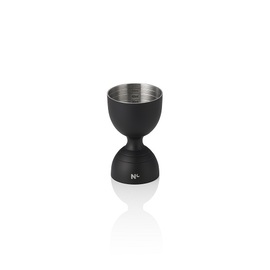 bar jigger Rim Bell stainless steel | black | filling capacity 30 ml | 60 ml product photo
