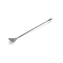 bar spoon Twisted Classic made from stainless steel gun metal | twisted L 300 mm product photo