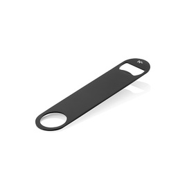 Bottle opener Nocturn stainless steel | 18 x 4 cm, black matt product photo