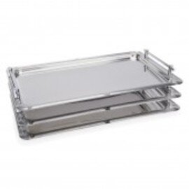 GN tray GN 1/1 stainless steel with handles  H 40 mm product photo