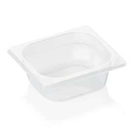 gastronorm container GN 1/6  x 65 mm GN 89 plastic transparent product photo