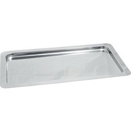 buffet plate GN 1/1 stainless steel premium quality  H 10 mm product photo