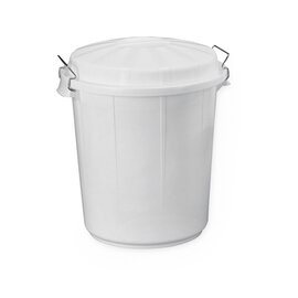 Ingredient container | storage containers white 95 l  Ø 495 mm  H 730 mm product photo