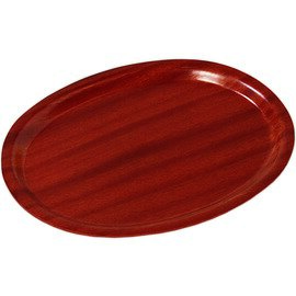 tray wood melamine coated | oval 230 mm  x 160 mm product photo