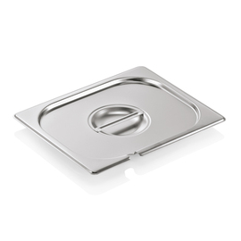 GN lid with spoon recess GN 1/2 stainless steel GN 90 product photo