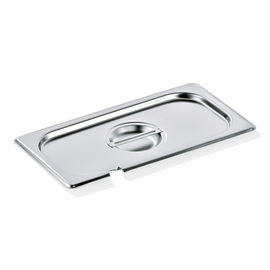 GN lid with spoon recess GN 1/3 stainless steel GN 90 product photo