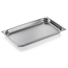 gastronorm container GN 1/1 x 40 mm | stainless steel GN 91 | base perforated product photo