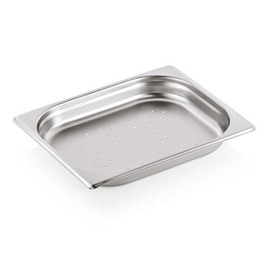 gastronorm container GN 1/2 x 40 mm | stainless steel GN 91 | base perforated product photo