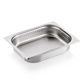 gastronorm container GN 1/2 x 65 mm | stainless steel GN 91 | base and sides perforated product photo