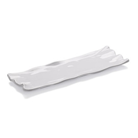 platter Ruffle Q SQUARED white 178 mm x 530 mm product photo