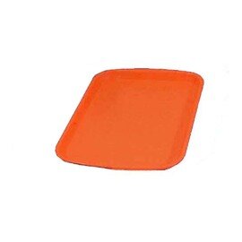 Tray, polypropylene, orange, 36,5 x 27 cm, with edge reinforcement and stacking socks product photo