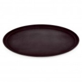 serving tray brown oval | 590 mm  x 490 mm product photo