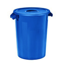 Ingredient container | storage containers blue 100 l  Ø 515 mm  H 670 mm product photo