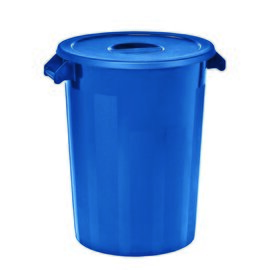 Ingredient container | storage containers blue 100 l  Ø 515 mm  H 670 mm product photo