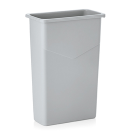 waste container 75 ltr plastic grey  L 510 mm  B 280 mm  H 760 mm product photo