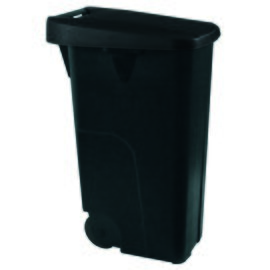 waste container 110 ltr plastic lid colour black  L 420 mm  B 570 mm  H 870 mm product photo