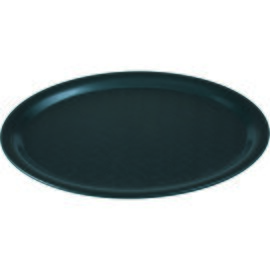 serving tray black oval | 265 mm  x 190 mm product photo