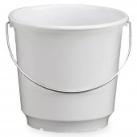 bucket with graduated scale plastic white 10 ltr  Ø 290 mm  H 270 mm product photo