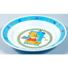 Plate, melamine, &quot;bear&quot;, deep, Ø 20 cm, product photo