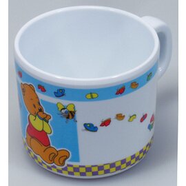 Coffee beaker, melamine, &quot;bear&quot;, Ø 7,5 cm, H 6,5 cm, capacity 0,20 ltr. product photo