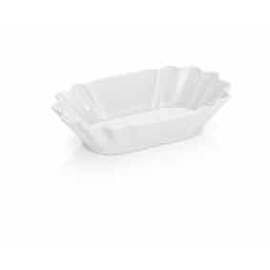 French fry bowl melamine white 165 mm  x 98 mm  H 40 mm product photo