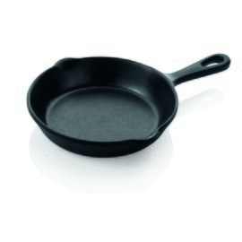 serving pan  • plastic black 2 spouts  Ø 170 mm  H 35 mm | long handle product photo