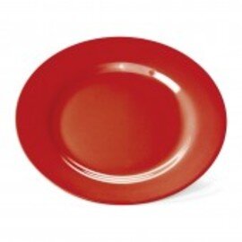 plate melamine red  Ø 200 mm | reusable product photo