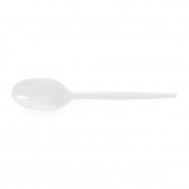 Clearance | spoon polystyrol white  L 170 mm | disposable | 100 pieces product photo