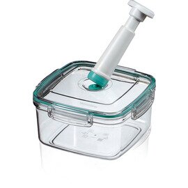 VACUUM-fresh holder, material: polycarbonate, with valve and silico seal, dimensions: 260 x 260 x 125 mm, volume: 4,6 liters product photo