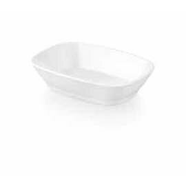 bowl 220 ml polycarbonate white 140 mm  x 100 mm  H 35 mm product photo