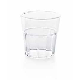 mug polycarbonate clear with relief 18 cl | reusable product photo