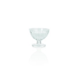 bowl 240 ml polycarbonate transparent reusable with relief Ø 102 mm  H 85 mm product photo