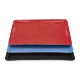 GN tray GN 1/1 polyester red rectangular product photo