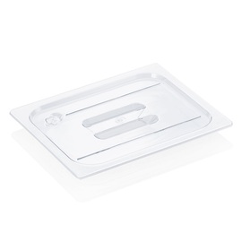 GN Deckel 1/2 GN 96 Black, transparent, Polycarbon product photo