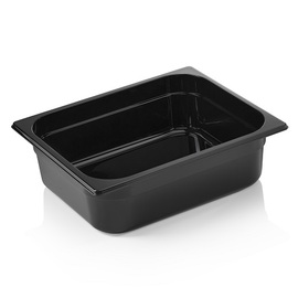 gastronorm container GN 1/2 | GN 96 BLACK | polycarbonate black H 100 mm product photo