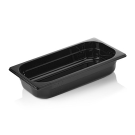 gastronorm container GN 1/3 | GN 96 BLACK | polycarbonate black H 65 mm product photo