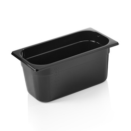 gastronorm container GN 1/3 | GN 96 BLACK | polycarbonate black H 150 mm product photo