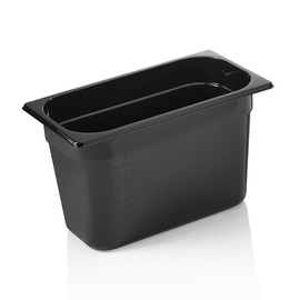 gastronorm container GN 1/3 | GN 96 BLACK | polycarbonate black H 200 mm product photo