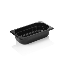 gastronorm container GN 1/4 | GN 96 BLACK | polycarbonate black H 65 mm product photo
