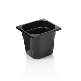 gastronorm container GN 1/6 | GN 96 BLACK | polycarbonate black H 150 mm product photo