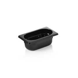 gastronorm container GN 1/9 | GN 96 BLACK | polycarbonate black H 65 mm product photo